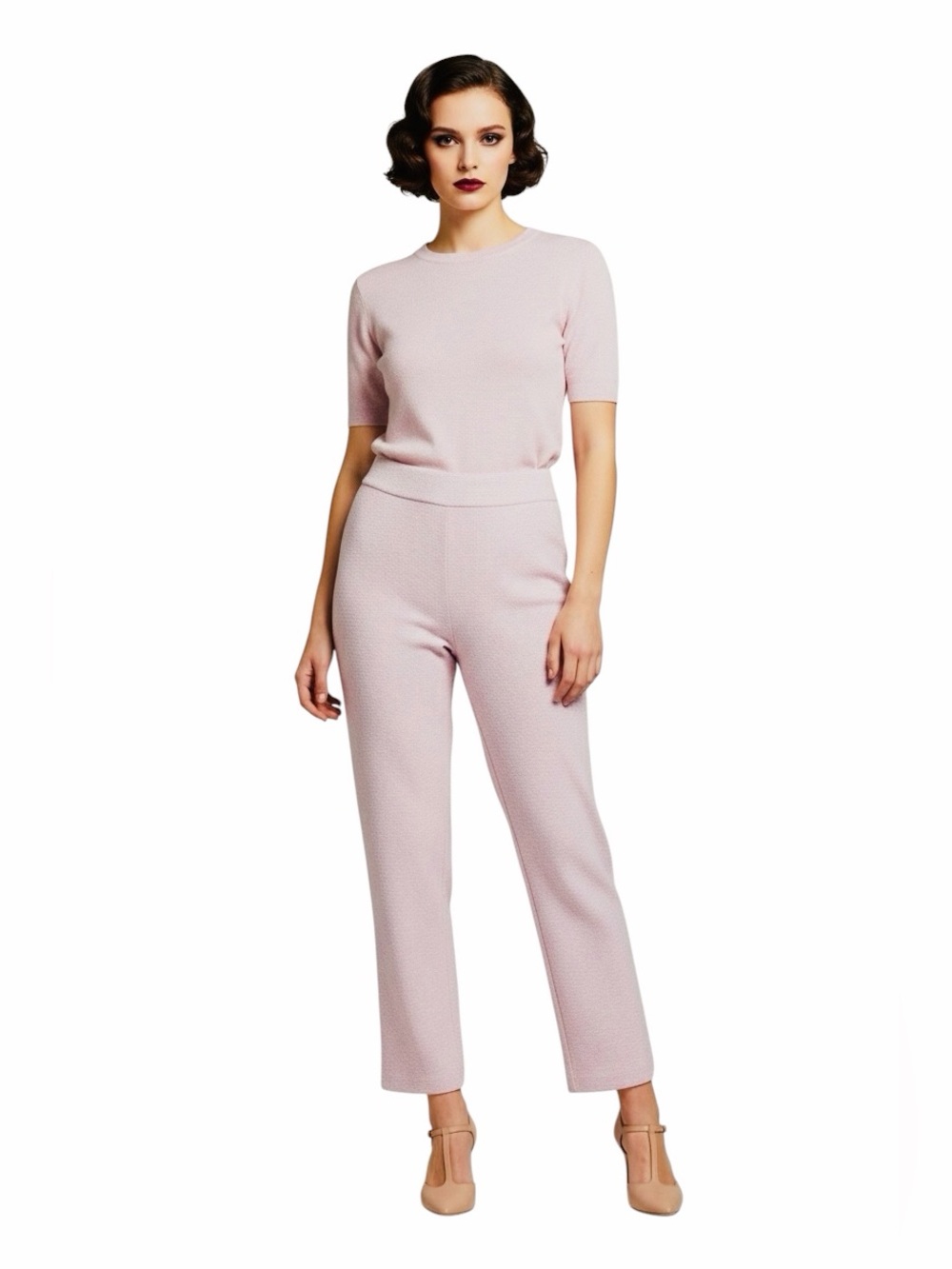 AVENUE MONTAIGNE Brigitte Boucle Cigarette Pant.